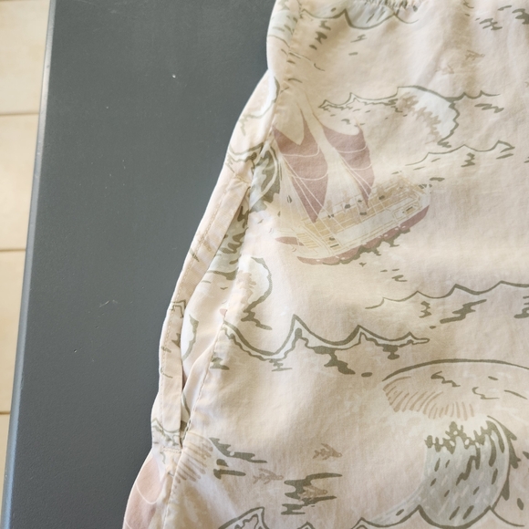 Patagonia Women's Limited Edition Pataloha Dress Size M Voyage Cream Hawaiian - Picture 4 of 15